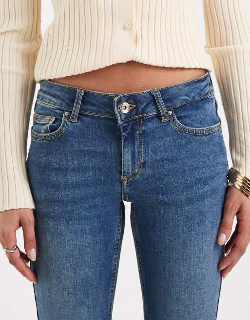 ONLY – Blush – Schlagjeans in dunkler Waschung, 4 von 5