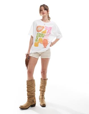 Shop Only Bora Bora Graphic Oversized Fit T-shirt