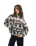 [ONLY] ONLY borg fleece in beige pattern-Neutral 16 BEIGE