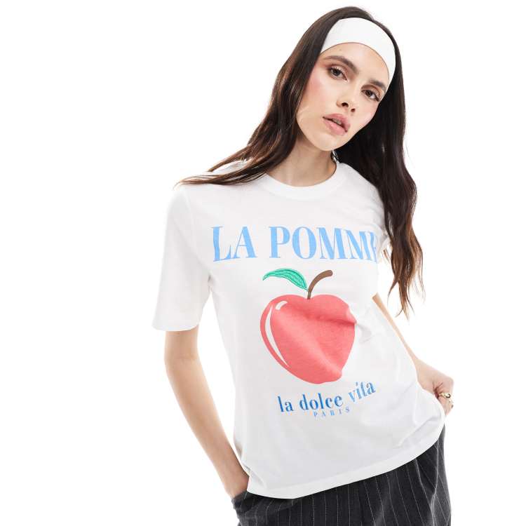 tシャツ LA POMME petit PARIS T レディース LA POMME petit tシャツ PARIS T レディース : ZOZOTOWN Yahoo