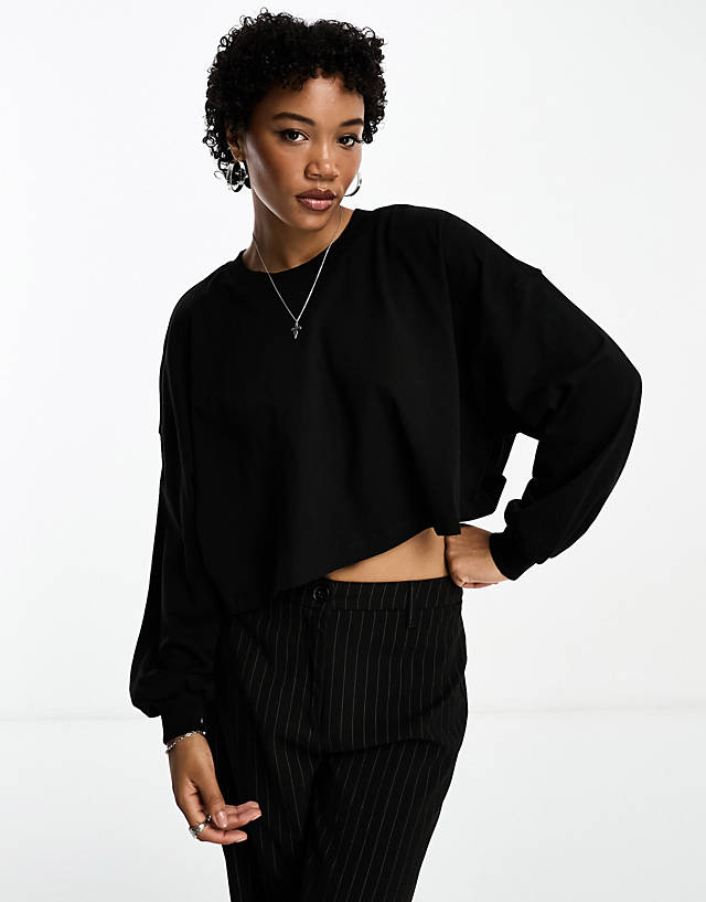 ONLY - boxy top in black