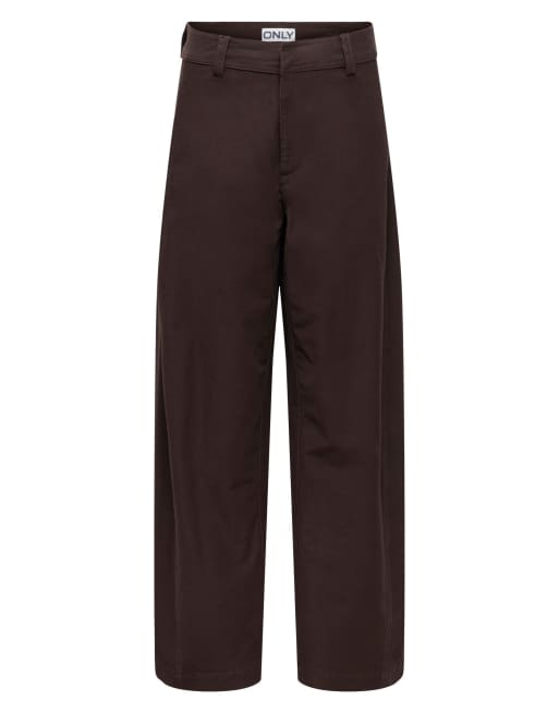 ONLY broek in koffiebruin, 6 van 7