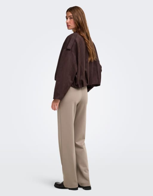 ONLY broek in taupegrijs, 2 van 7