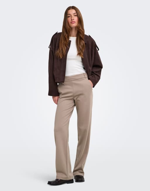 ONLY broek in taupegrijs, 3 van 7
