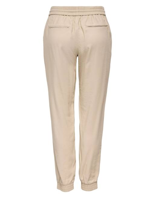 ONLY broek met wijde pijpen in humus, 7 van 7