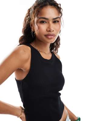 Shop Only Built-in Bra Ribbed Tank Top