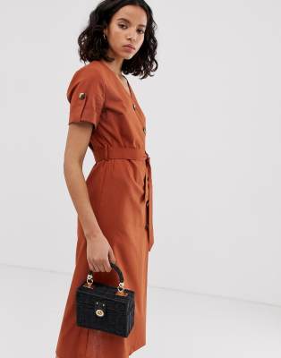 linen safari dress