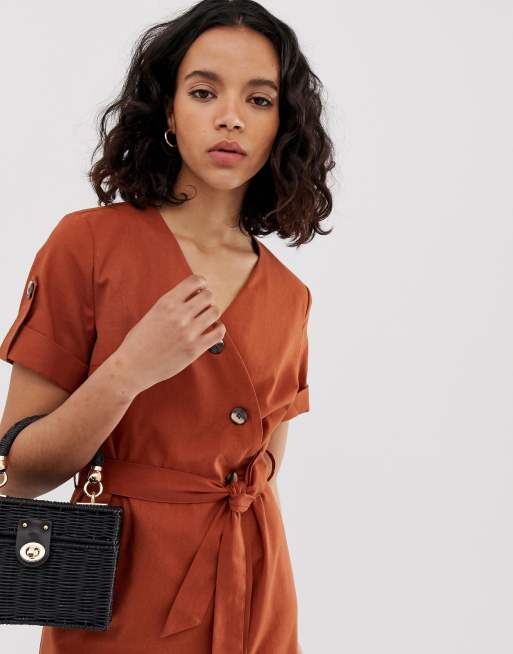 Asos cheap safari dress