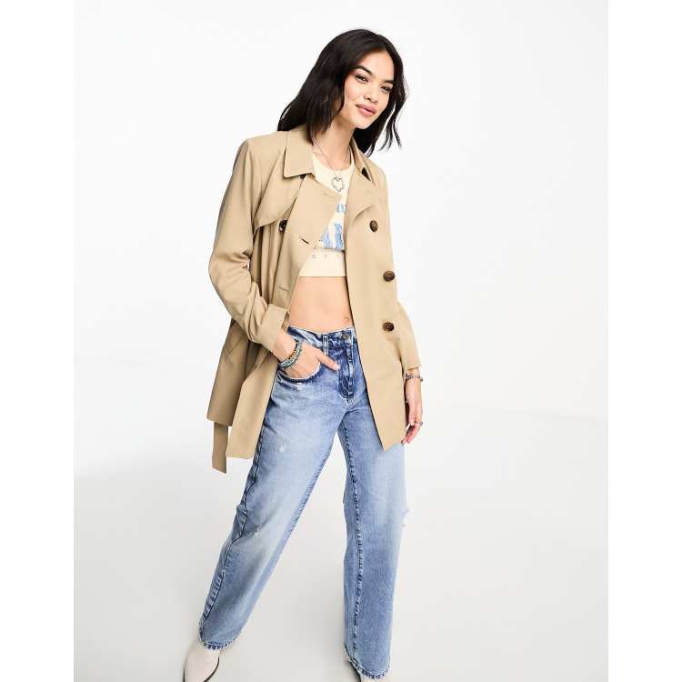 MYNE マイネ　SHORT TRENCHI/BEIGE なぐもふうか　ベージュ MYNE マイネ SHORT TRENCHI/BEIGE なぐもふうか ベージュ - メルカリ