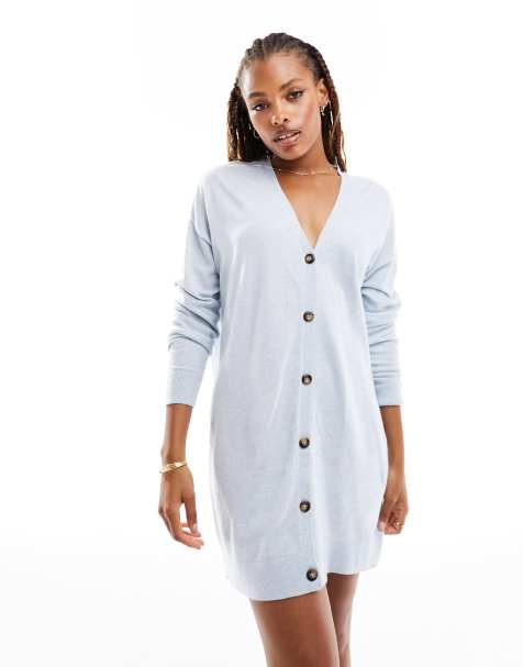 Button sweater clearance dress