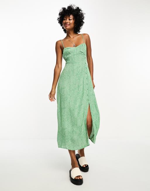 Strapless button best sale down dress