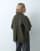 ONLY button through jacket in dark khaki