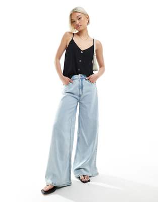 ONLY BUTTON UP TANK TOP 