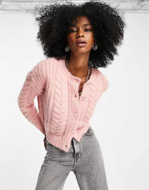 Pale pink cardigan on sale women's