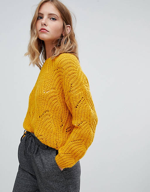 Only cable knit sweater