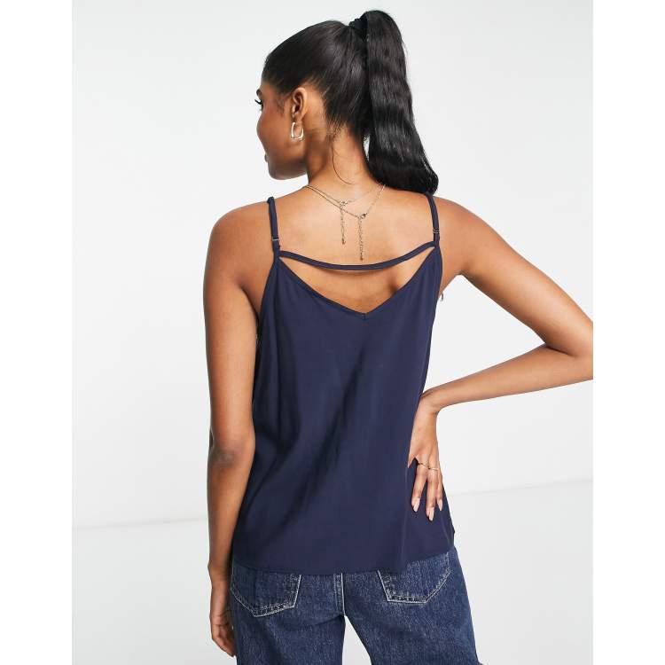 Navy blue cami deals top