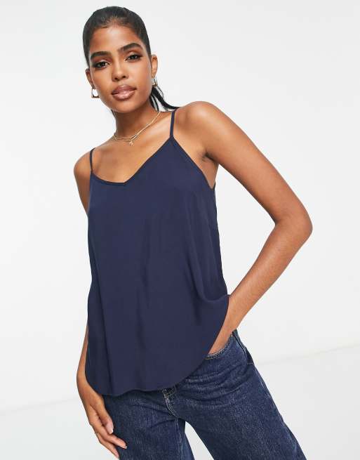 Womens navy on sale cami top