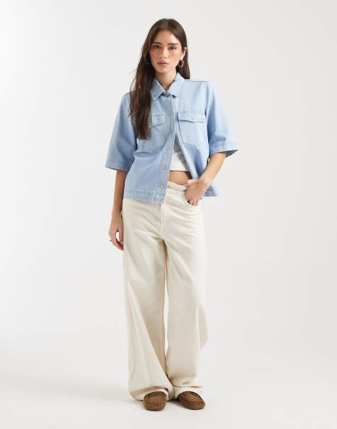 Camicia da donna in chiffon, elegante, con pieghe, estiva, a maniche corte, taglie grandi, scollo rotondo, maglietta leggera, tinta unita, estiva, Verde menta, 4XL
