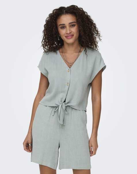 ONLY - Camicia verde lichene intenso - view 1