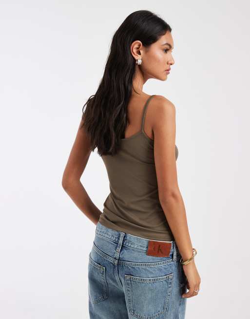 Only - Canottiera marrone chiaro, 4 di 4