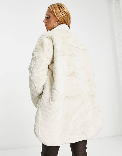Faux fur jacket Donna Vestiti Cappotti e giacche Cappotti Cappotti in pelliccia sintetica ONLY Cappotti in pelliccia sintetica 