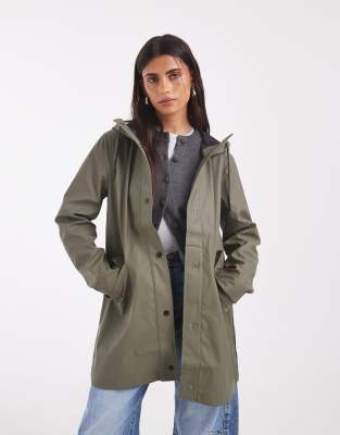 Only Donna Verde Giacca Impermeabile Da Onlelisa - Immagine 2