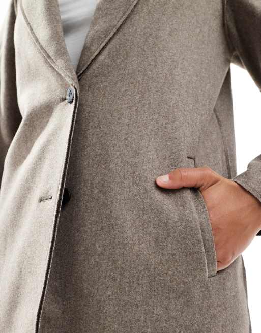 Only - Cappotto sartoriale marrone chiaro , 3 di 4