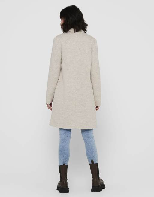 ONLY Carrie melierter Mantel in Grau, 2 von 6