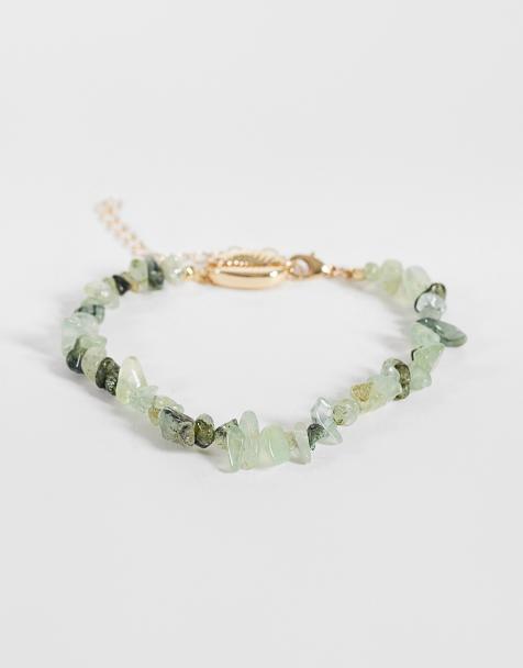 ONLY - Cavigliera verde chiaro con perline - view 1