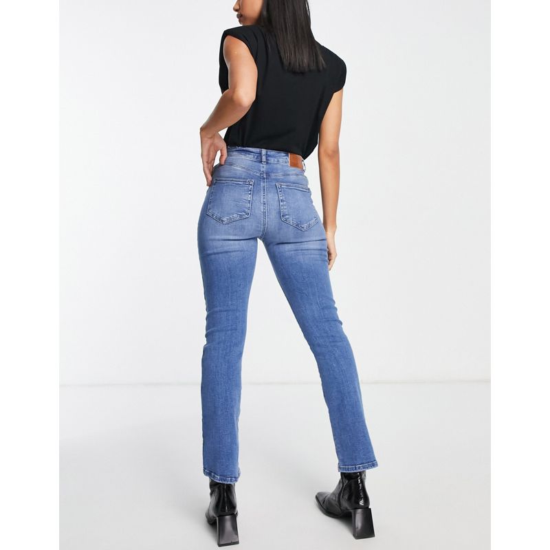 Donna Jeans Only - Charlie - Jeans a zampa lavaggio blu medio