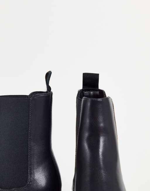 Only Chelsea boots with contrast stitch in black , 3 of 4