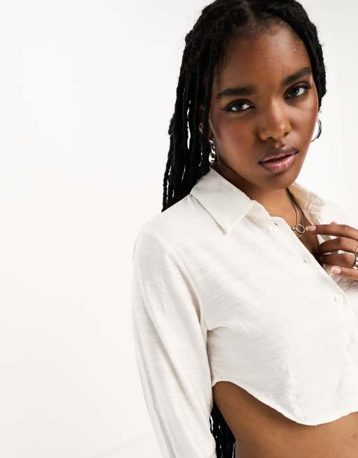 Only - Chemise courte - Blanc, 2 de 4