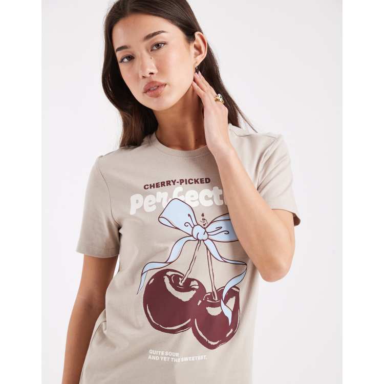 トップス Cherry Pattern Strap Top Beige M 209443660-1-beige?$n_750w$&wid