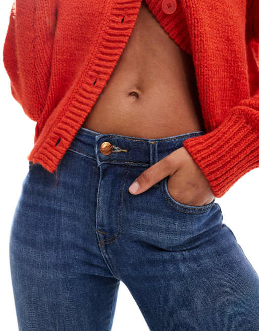 ONLY – Ciemnoniebieskie jeansy z efektem power push-up , 2 z 5