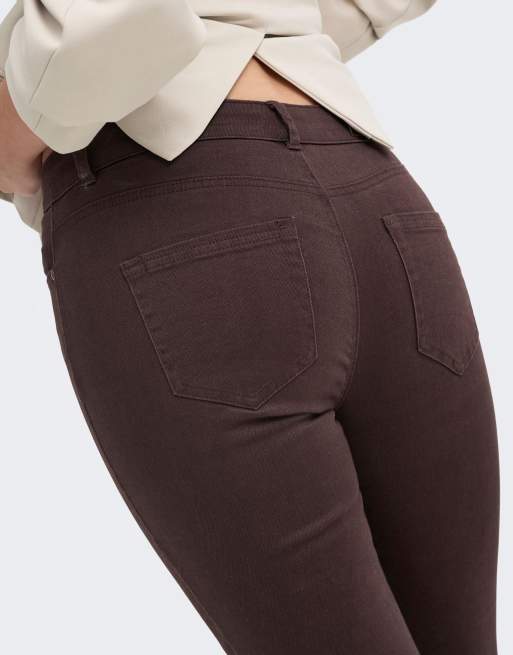 ONLY Classic trousers in black coffee, 5 of 7