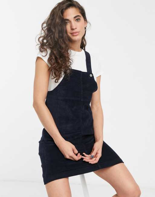 Asos cord shop pinafore dress