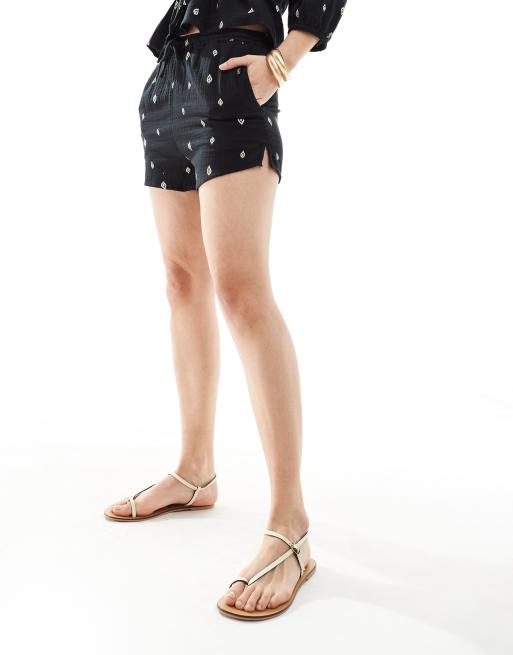 Women's cotton pull on shorts sales