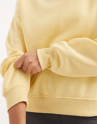 Only Crew Neck Drop Shoulder Sweatshirt In Multi