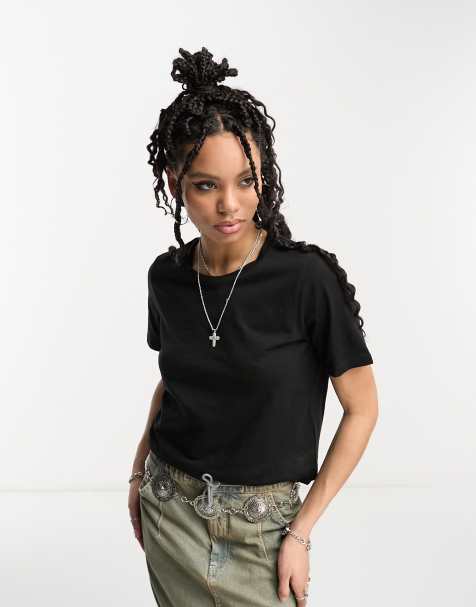 ONLY crew neck t-shirt in black - view 1