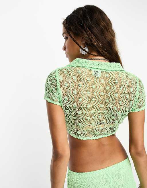 Crop hot sale top mint