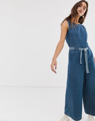 only denim jumpsuit