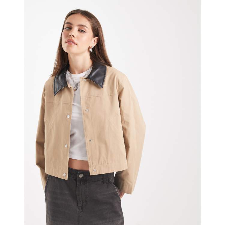 dress barn faux leather jacket Faux Leather Halter Mini Dress main image 0