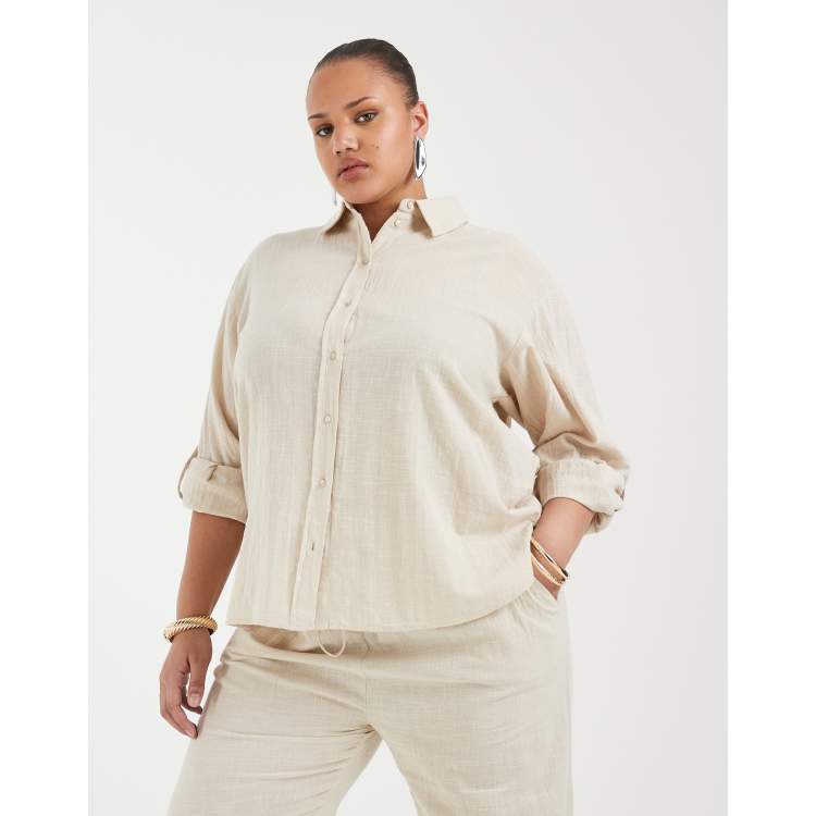 light beige dress shirt Mens Classic Fit Spread Collar Dress Shirt in Taupe, 18-18.5-32-33 / Taupe