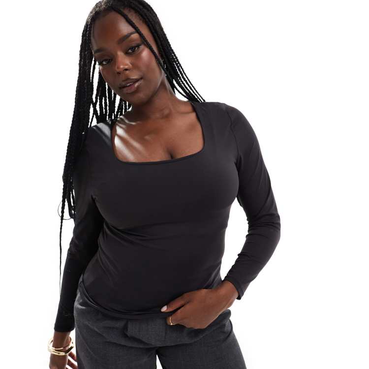 One sided long sleeve shirt hotsell