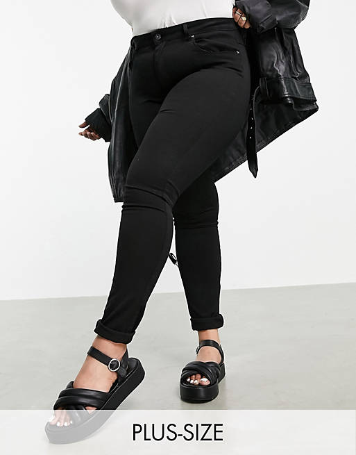 Women Only Curve Augusta high waisted skinny jean in black 