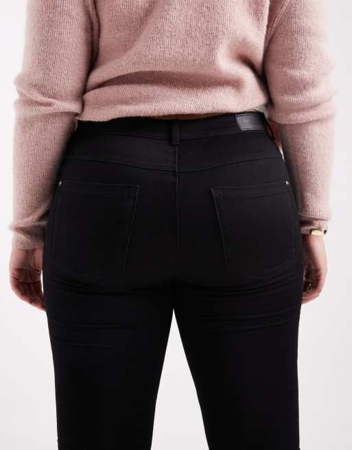 Only Curve - Augusta - Skinny jeans met hoge taille in zwart , 4 van 5
