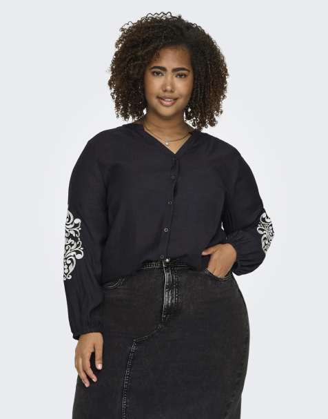 ONLY Curve - Chemise - Noir - view 1