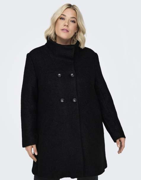 ONLY Curve Coat in black - view 1