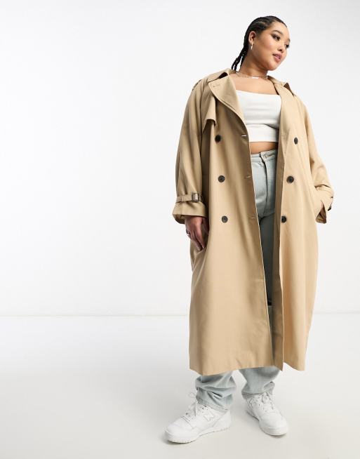 Asos camel 2025 trench coat