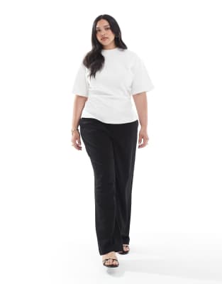 ONLY Curve - Elegante Hose in Schwarz mit hohem Bund
